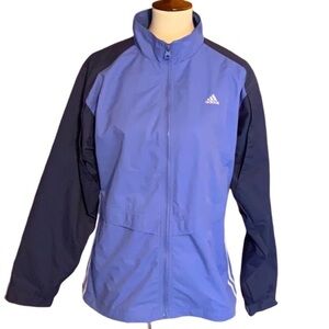 Vintage Adidas full zip track jacket / athletic jacket Periwinkle Size Medium